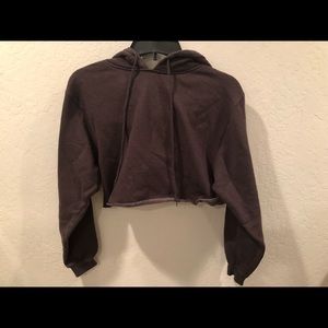 Cropped hoodie